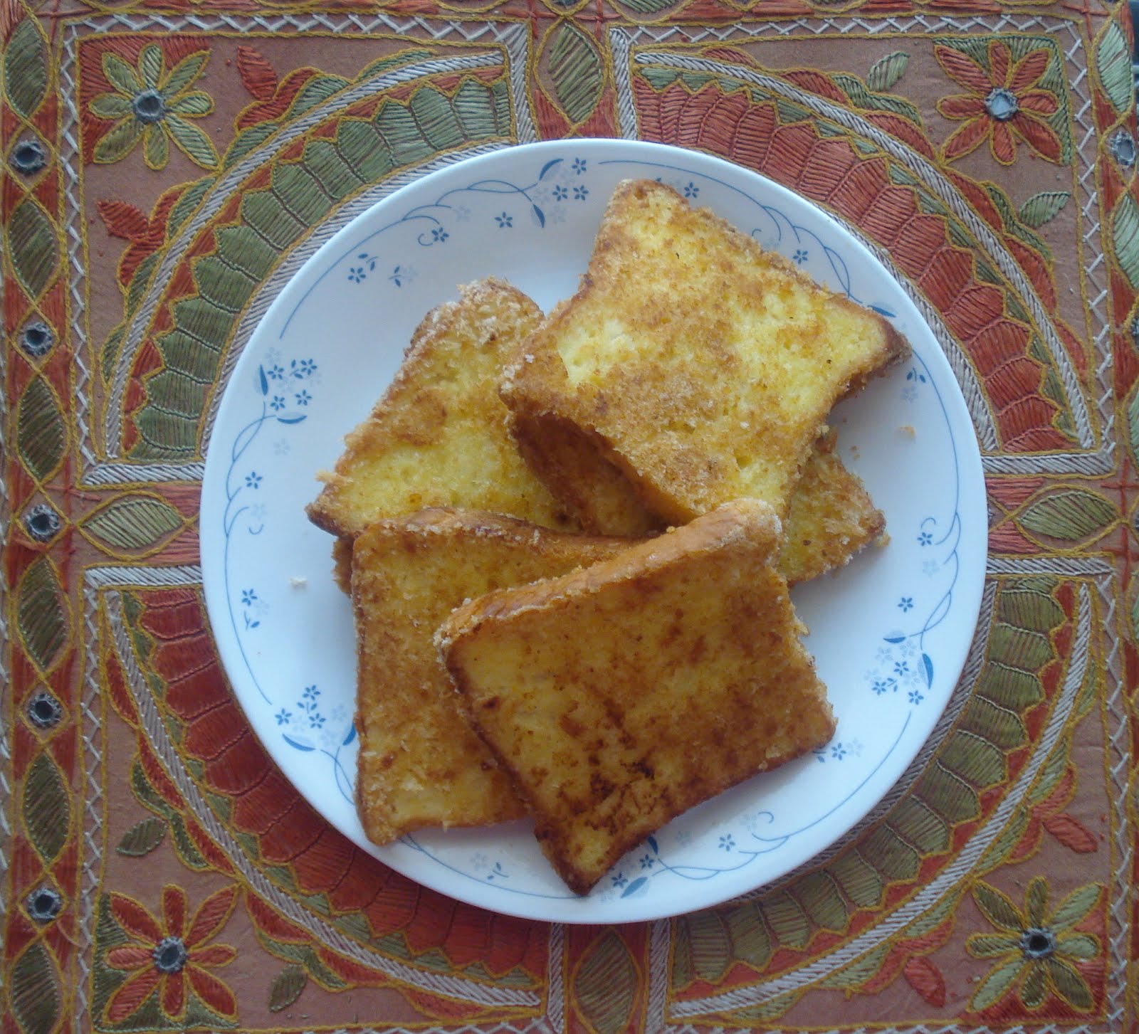 Crumbed French Toast Mimosas & Samosas