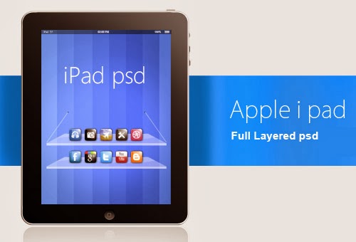 Apple iPad PSD Apple iPad PSD
