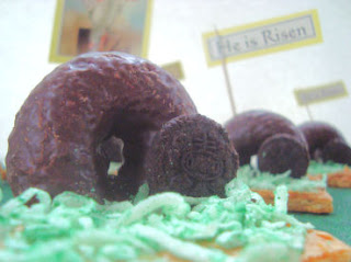 Doughnut and Oreo Tomb Snacks