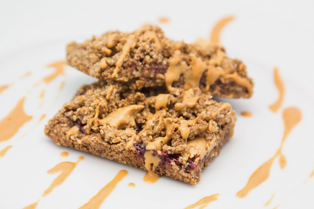 Peanut Butter and Jelly Squares