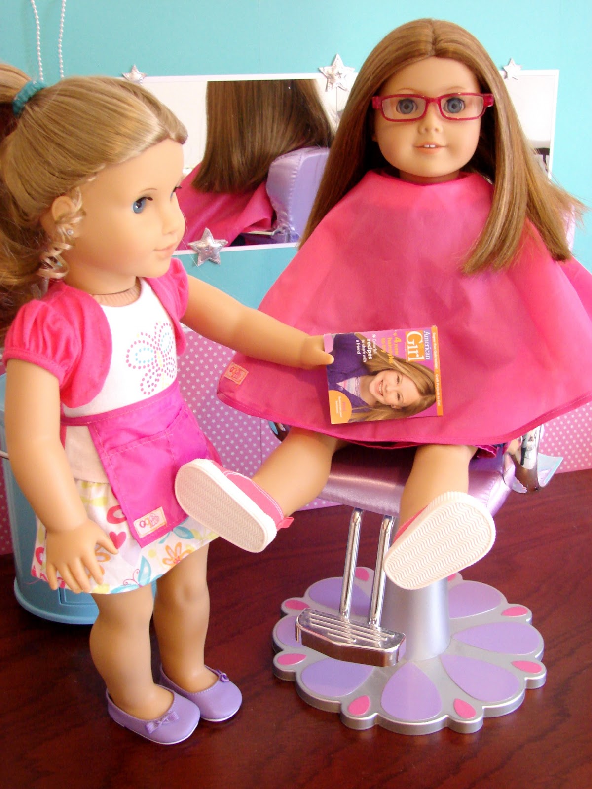 American Girl Doll Play Doll Crafting Make a Doll Salon for Your Dolls!