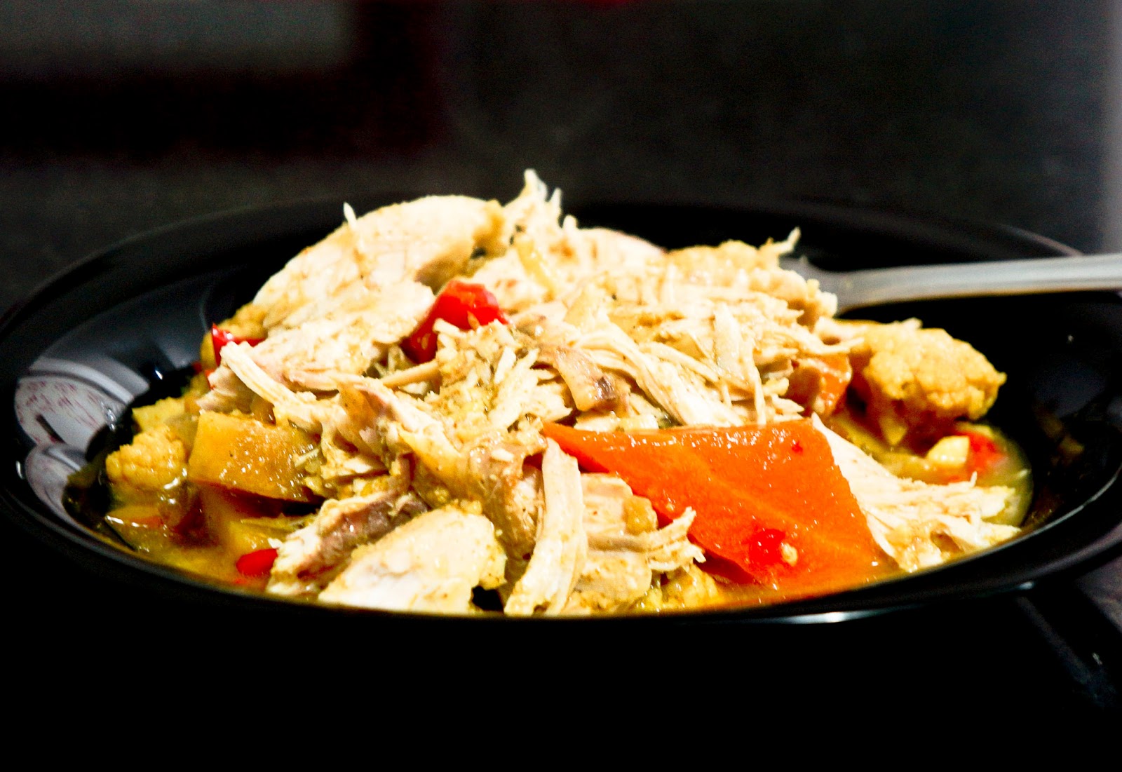 Paleo in Brazil Paleo Slow Cooker Chicken Vegetable Curry