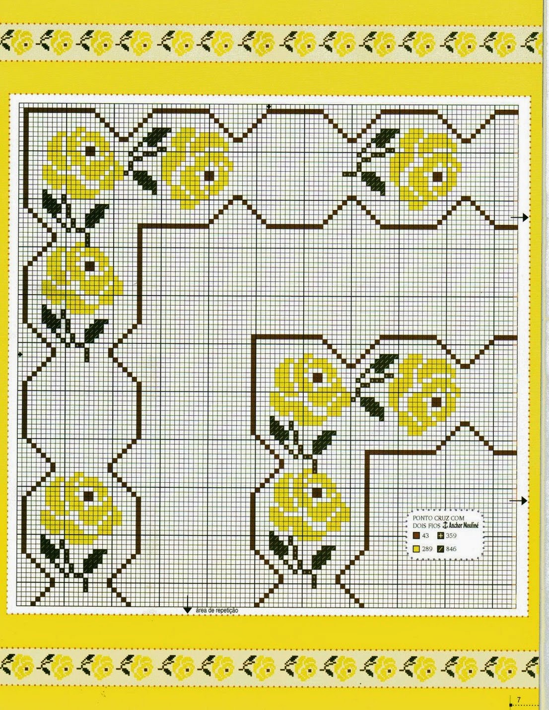 Épinglé par Edith Rodriguez sur Cross stitch 5 | Fleurs au point de