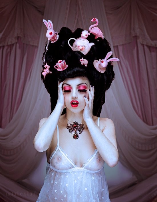 Natalie Shau fotografia ilustrações photoshop fashion surreal sensual nsfw