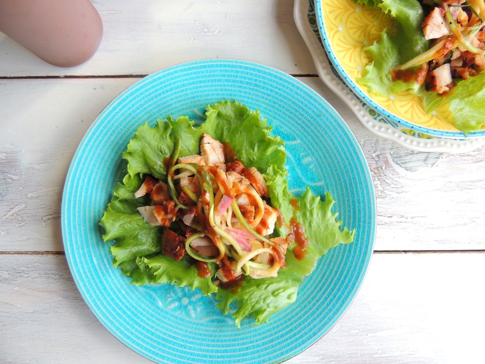 Leave a Happy Plate Turkey Tacos with a Zucchini Rhubarb Slaw