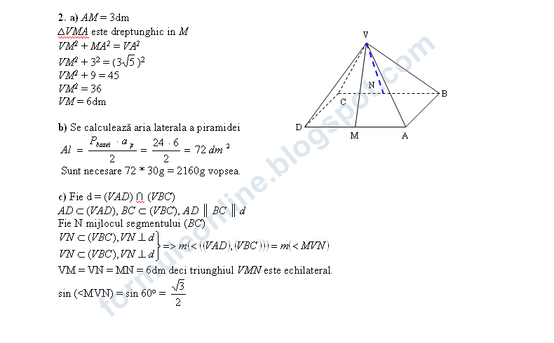 fizica clasa 7 formule