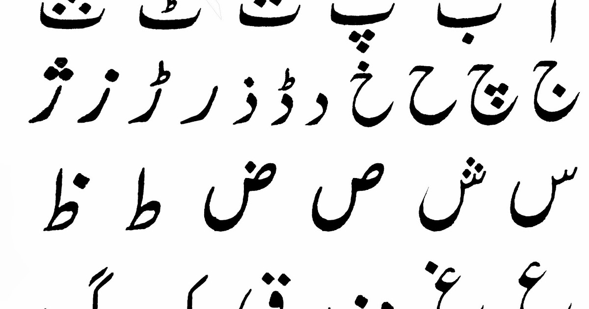 Learn Urdu Introduction to the alphabet of Urdu