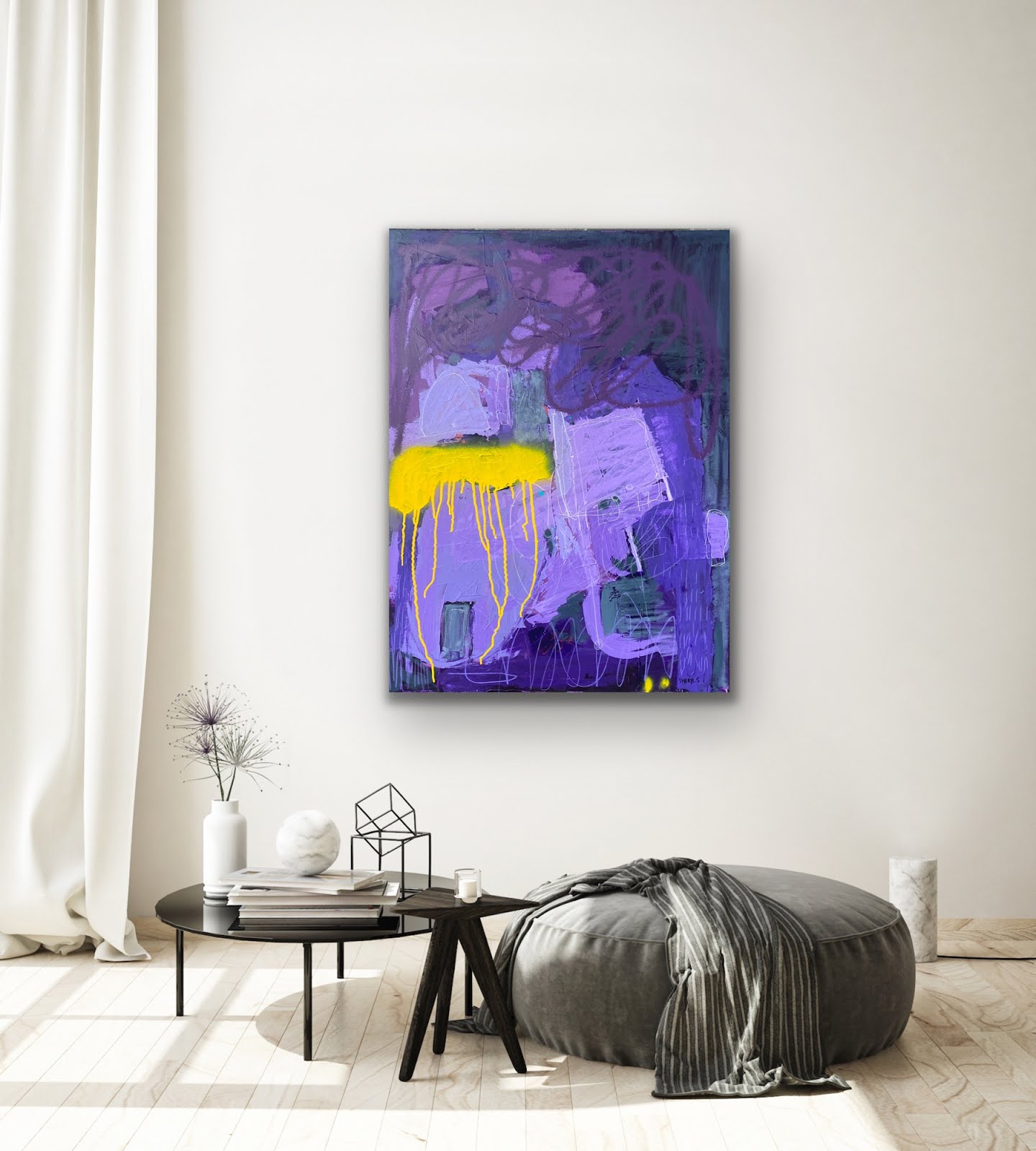 Melding into Purple 30"x40"