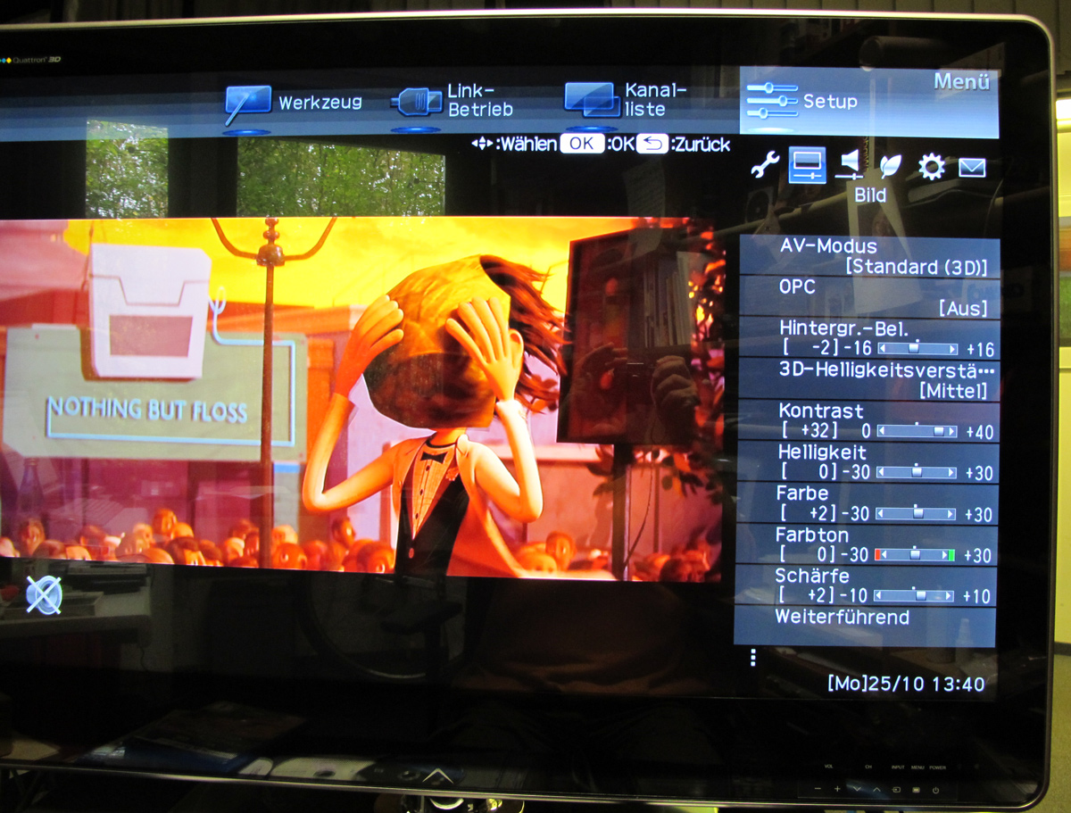 TV Crunch Test Sharp LC46LE925E (46inch LCDTV)