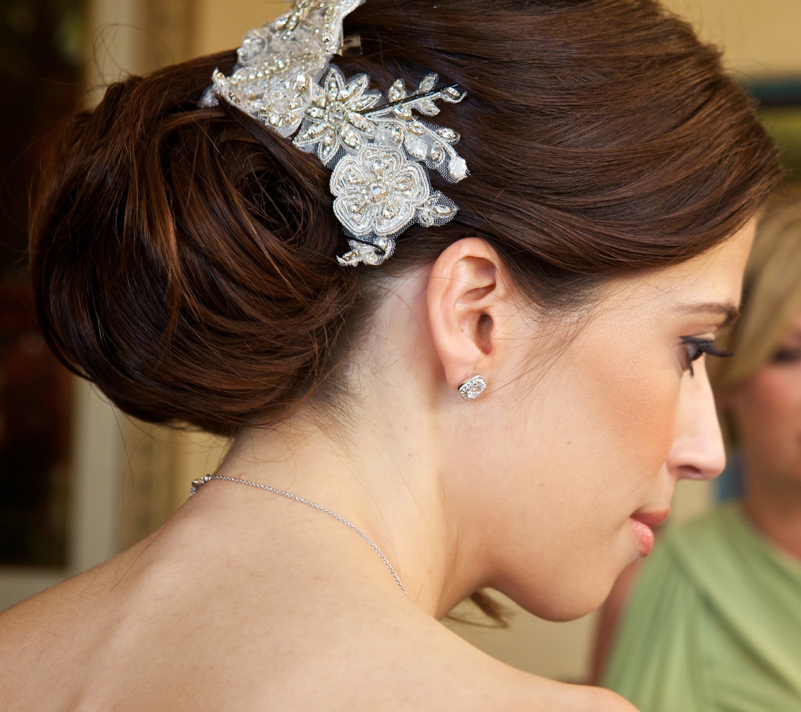 DIY Bridal Hairpiece with help from The White Flower and Justine M