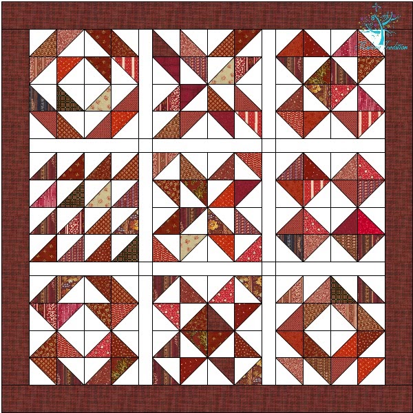 Modern Tradition Quilts Charm Square Quilt Along 2015 Block Links