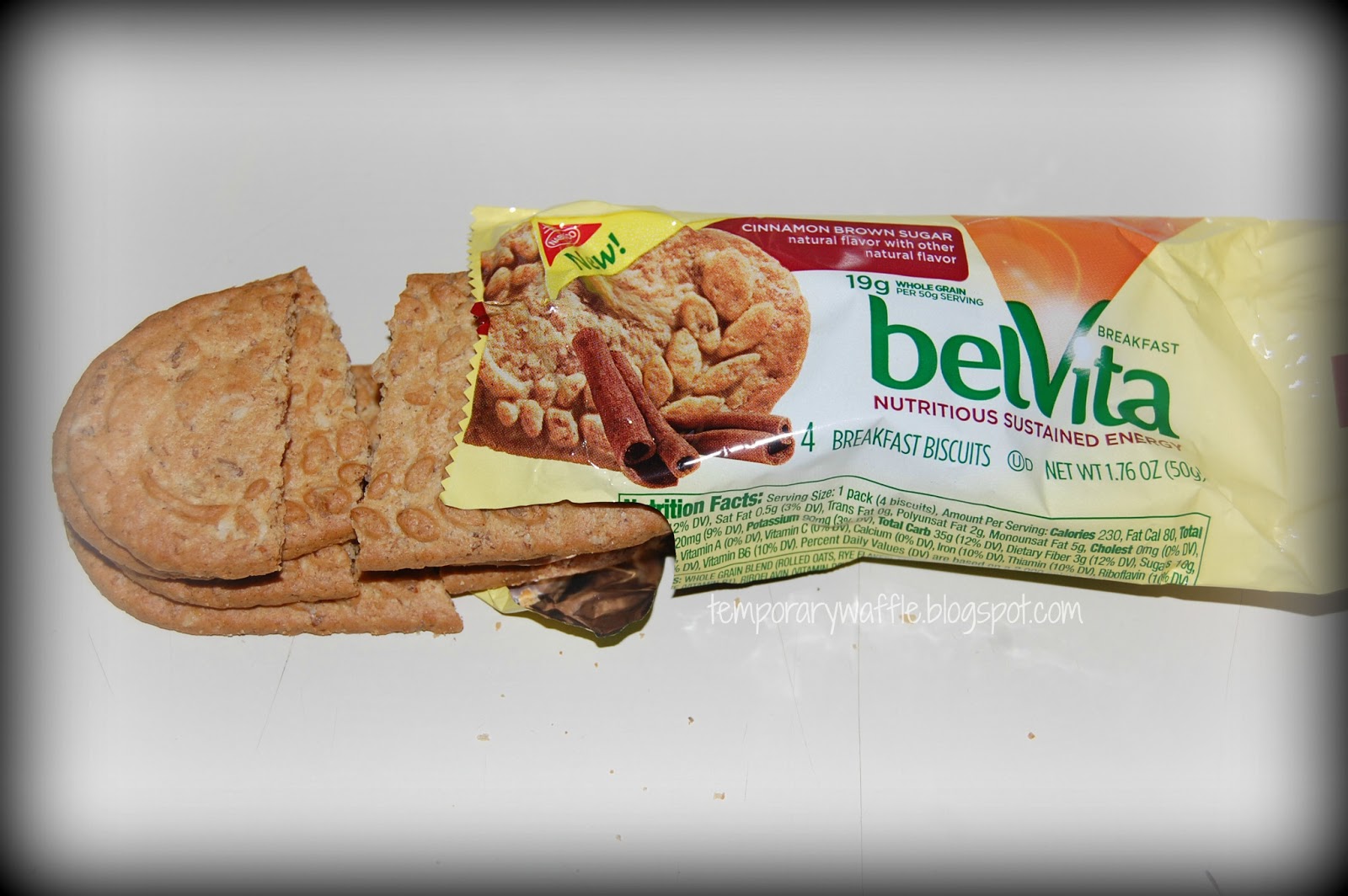 Temporary Waffle: belVita Breakfast Biscuit in Cinnamon Brown Sugar Review