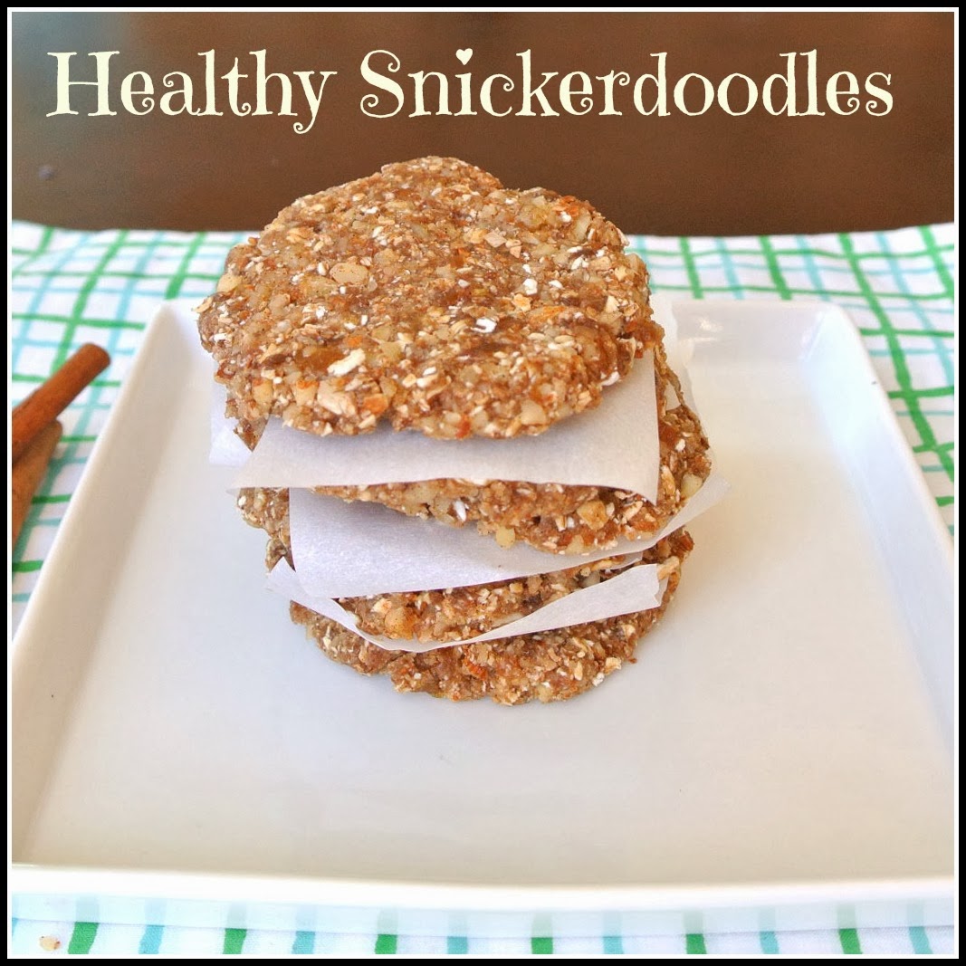Mom, What's For Dinner? Healthy Snickerdoodle Cookies