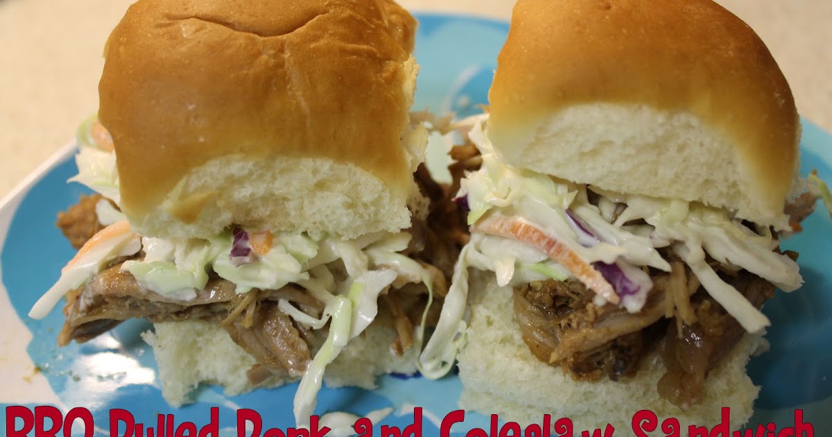 Fantastical Sharing of Recipes BBQ Pulled Pork & Coleslaw Sandwiches