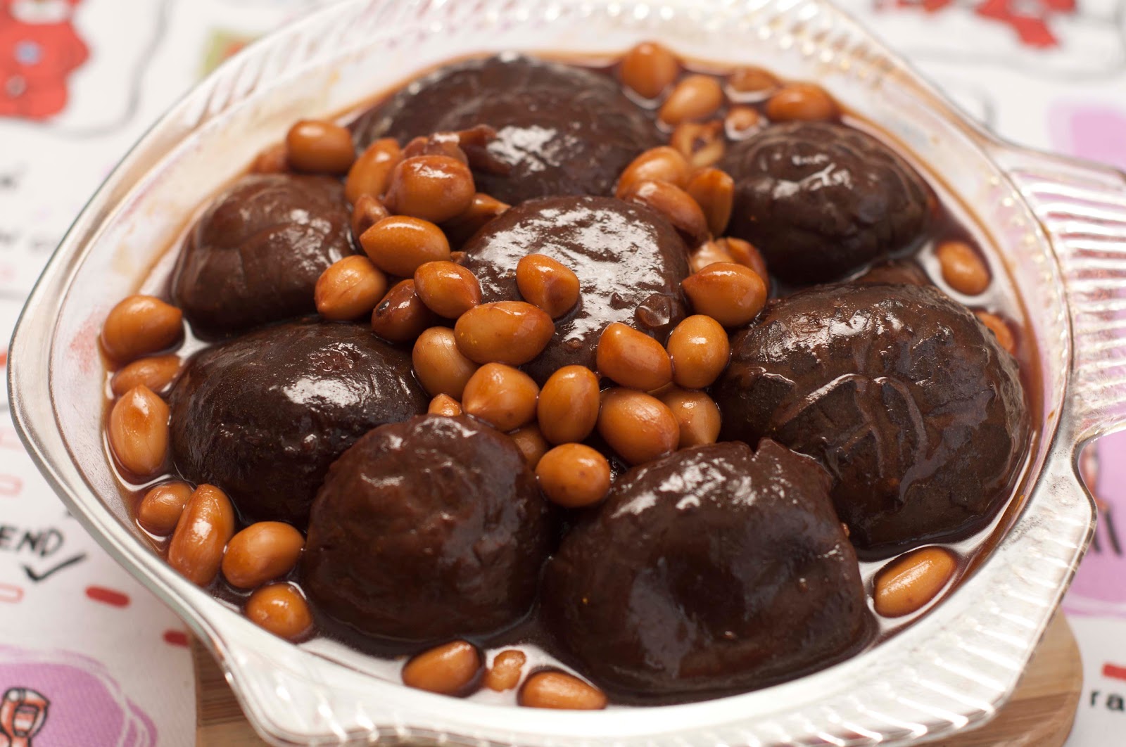 Veronica's Kitchen Braised Mushrooms with Peanuts