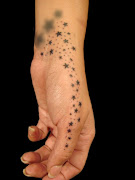 Tattoos For Girls exclusive star tattoo on hand for girls 