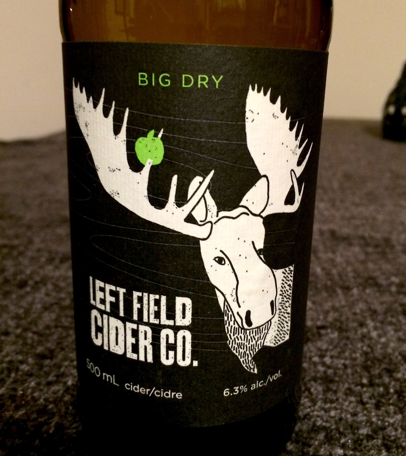 Along Came a Cider Cider Review Left Field Cider Company's Big Dry