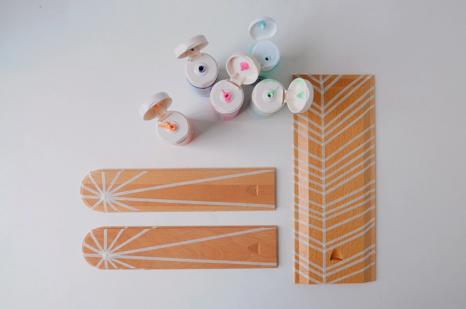 diy gift: painted wooden boxes