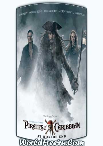 Poster Of Pirates of the Caribbean 3 (2007) Full Movie Hindi Dubbed Free Download Watch Online At worldfree4u.com