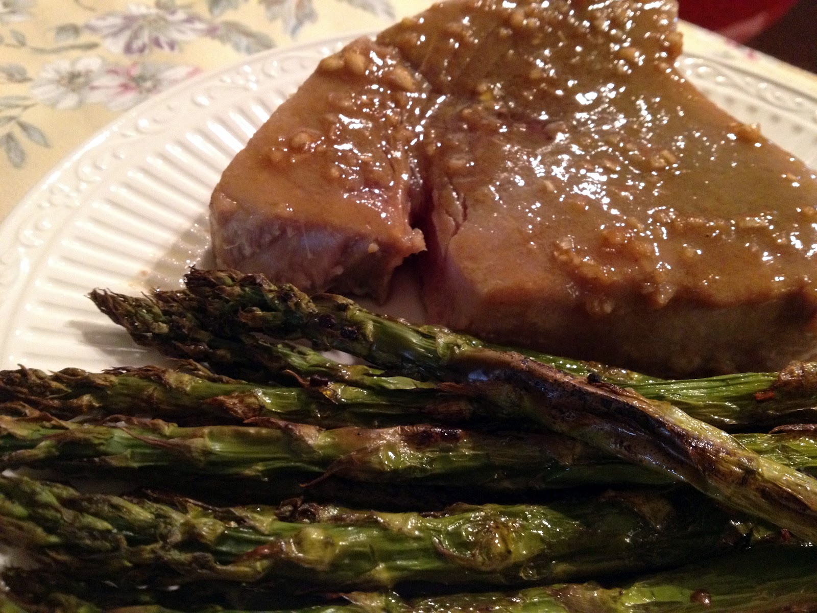 Call Me Mrs. Rapp Roasted Asparagus w/ Soy Sauce