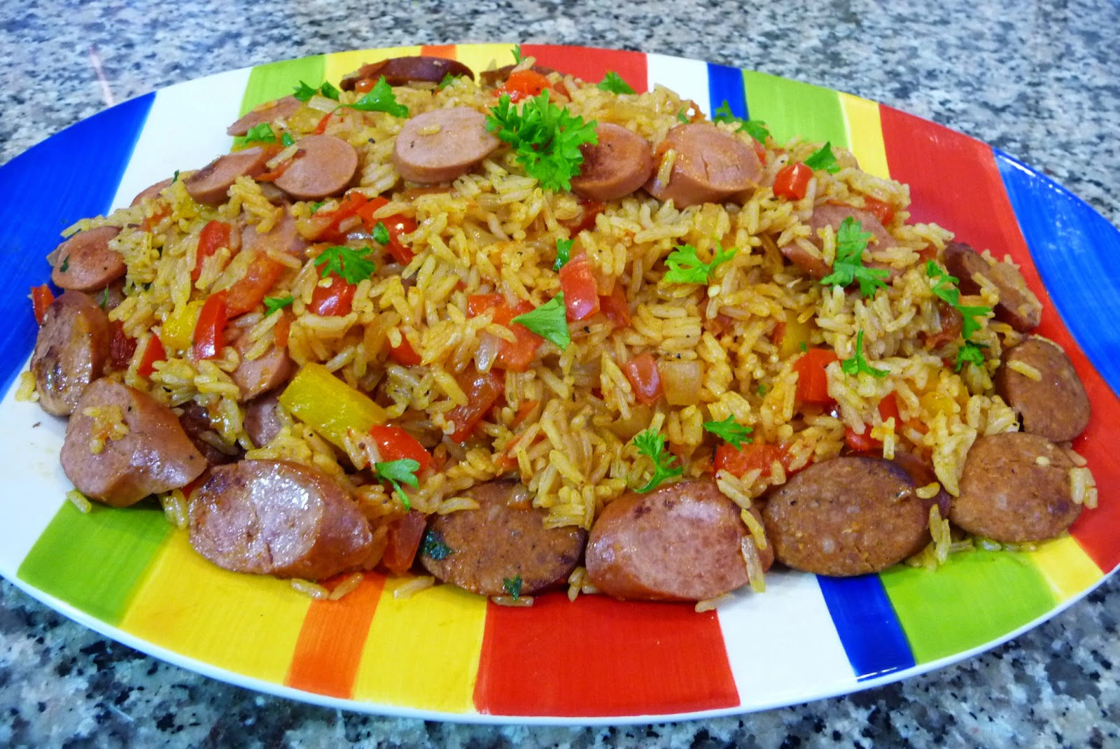 Chorizo and Sausage Jambalaya Easy Cooking with Sandy