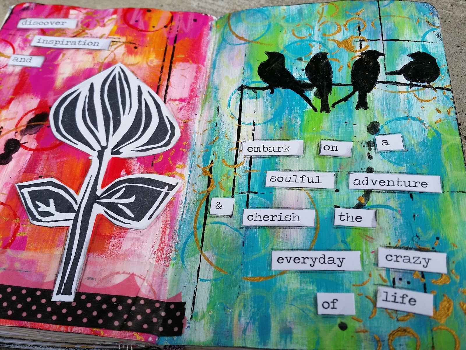 Mini Moleskine Art Journal Page 2