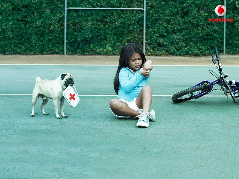 vodafon dog