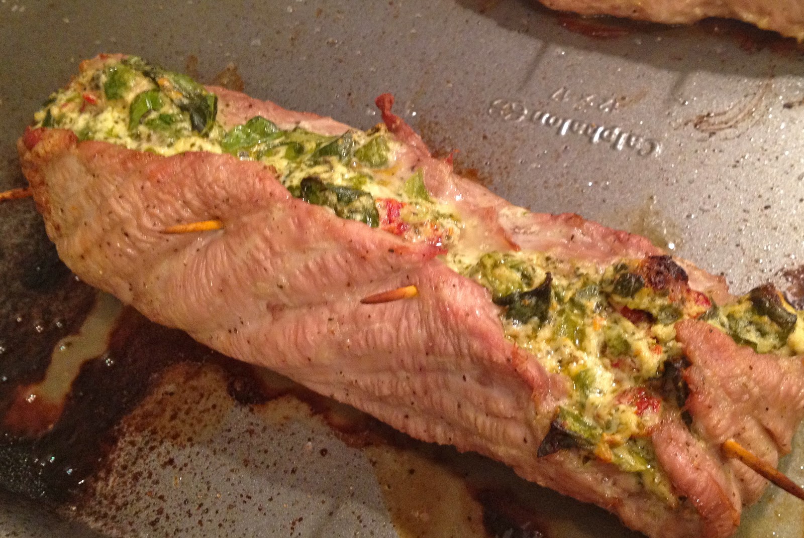 Call Me Mrs. Rapp Pork Tenderloin with Pesto, Goat Cheese & SunDried