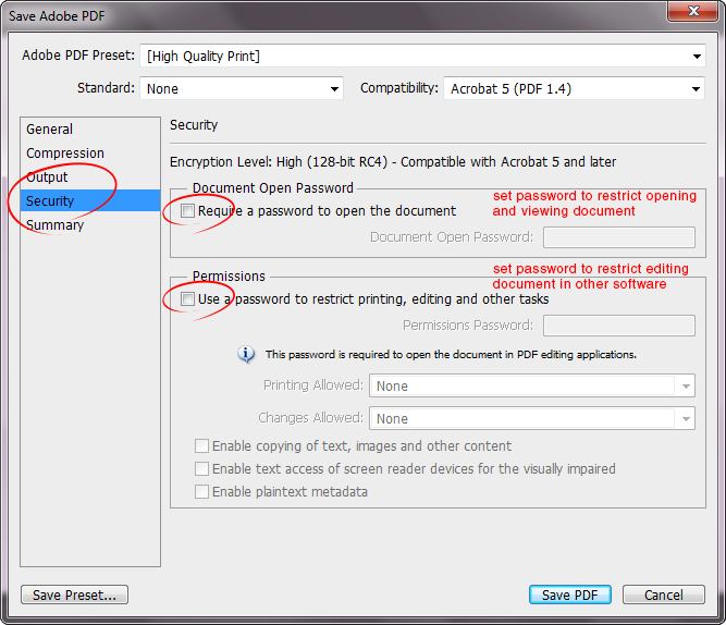 How To Make Adobe Pdf File Password Protected Documents