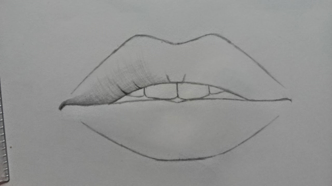 Encoisicada: Como desenhar uma boca realista.