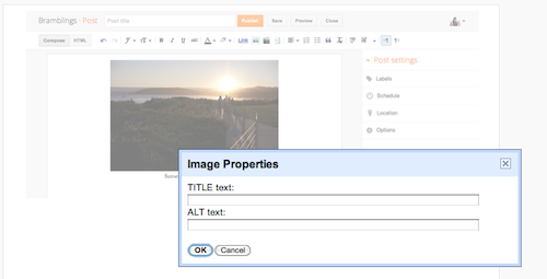 Adding alt and title attributes to img tag Adding alt and title attributes to img tag