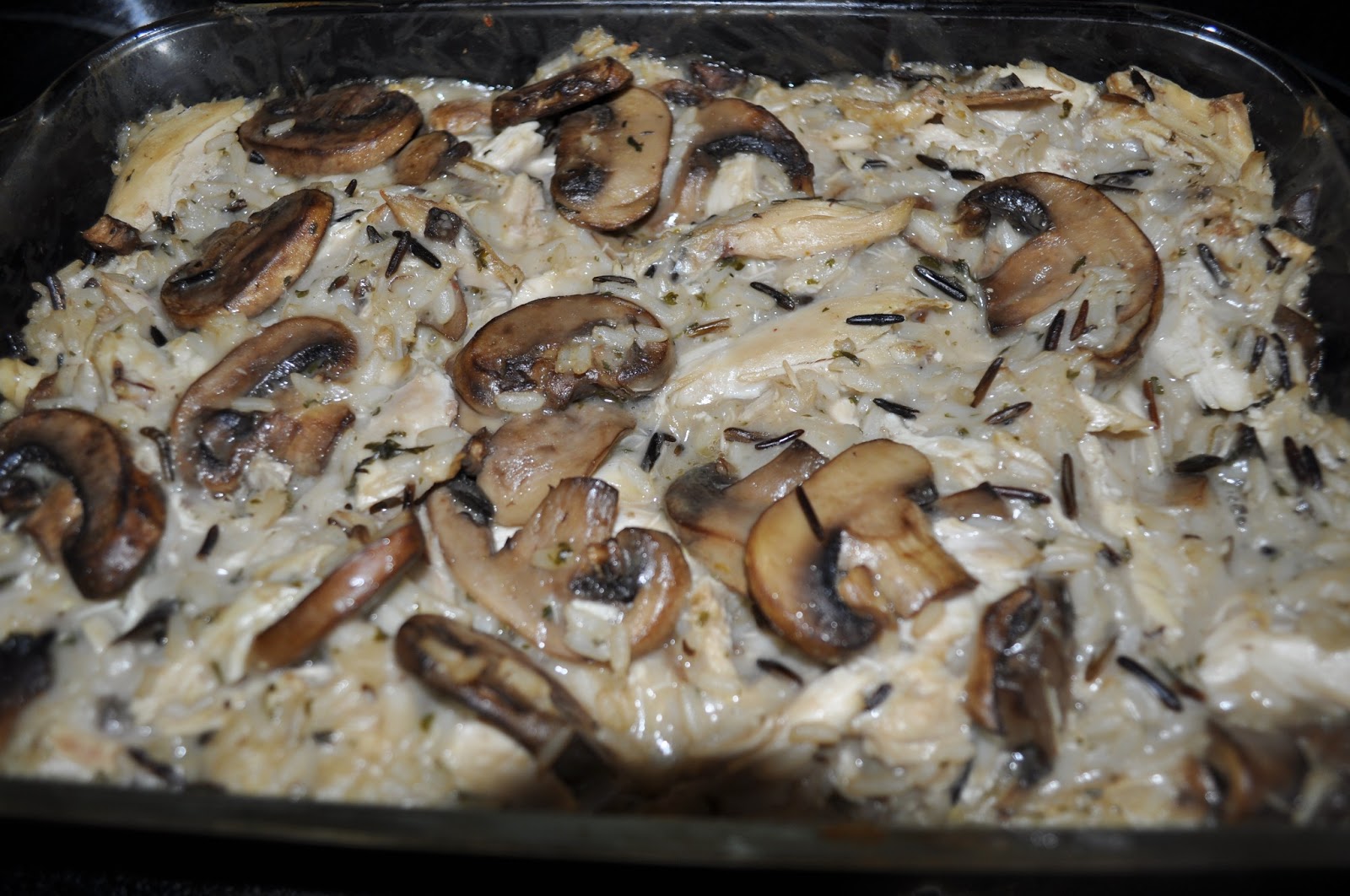chicken wild rice mushroom soup casserole