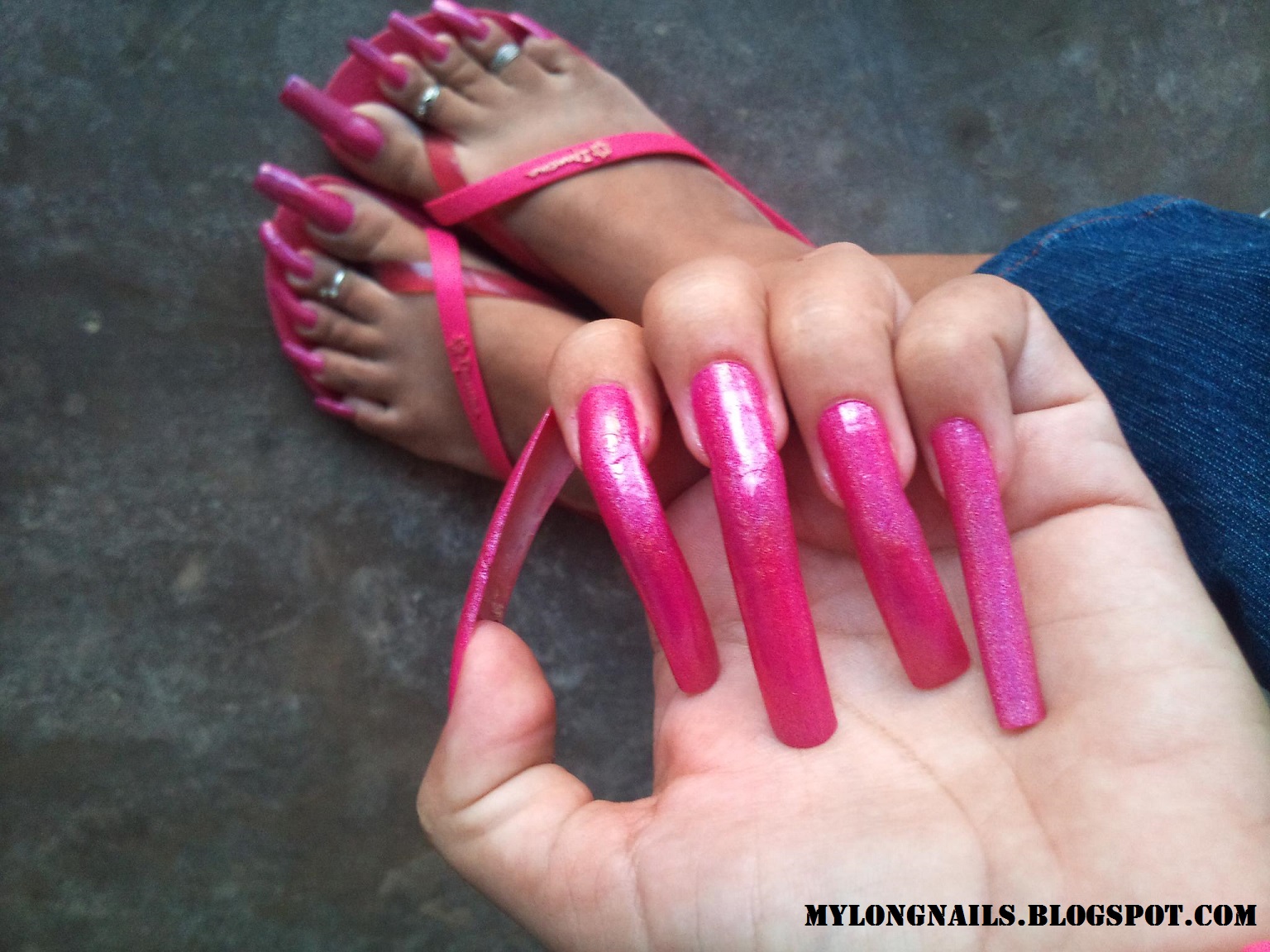 Long sexy nails