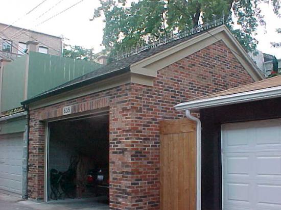 Brick Garage Construction2
