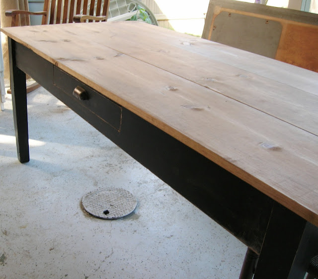 Storm Cloud Nine Desk Turned Dining Table