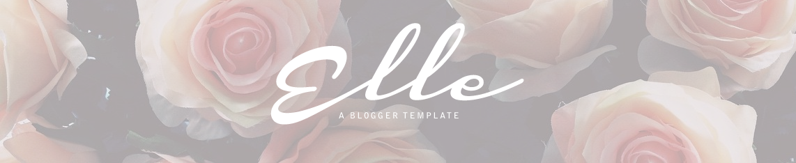 Elle Premade Blogger Template by Envye