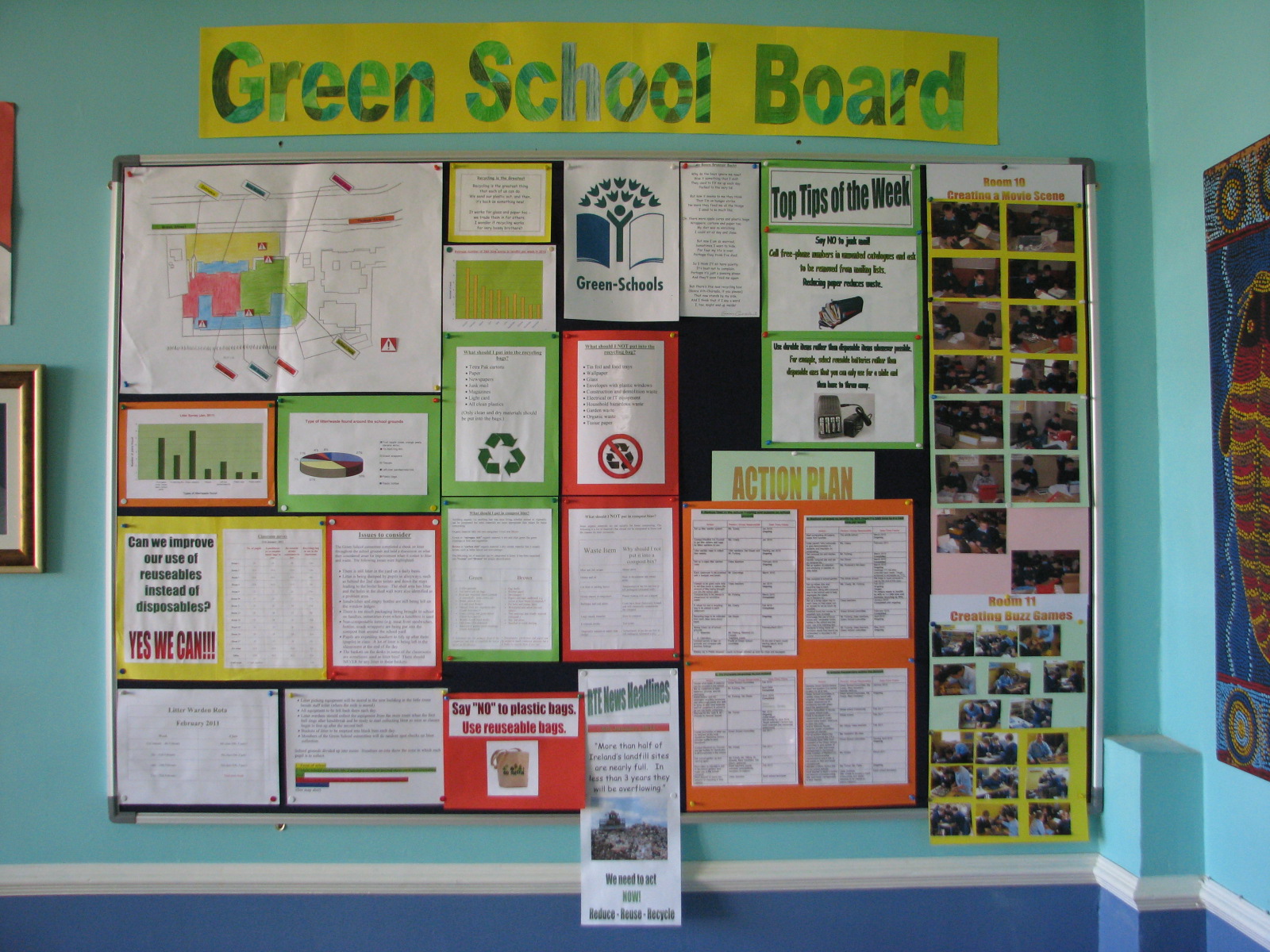 Green News in CBS Green School Notice Board