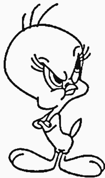 Tweety Bird Coloring Pages