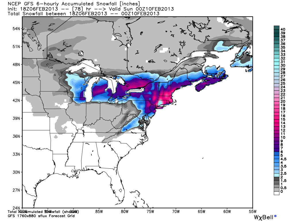 Snowfall prediction models hanapo