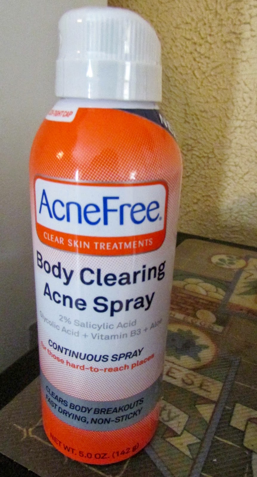 Heck Of A Bunch AcneFree® Body Clearing Acne Spray Review and Giveaway