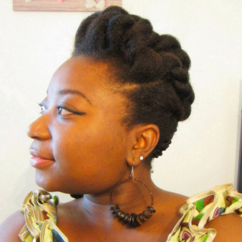 Natural Hair Pin Up Hairstyle My Fair Hair