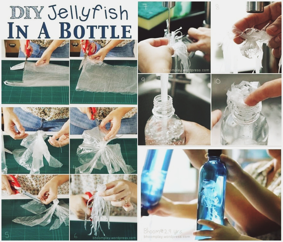 Make your own Jellyfish in a Bottle DIY Craft Projects