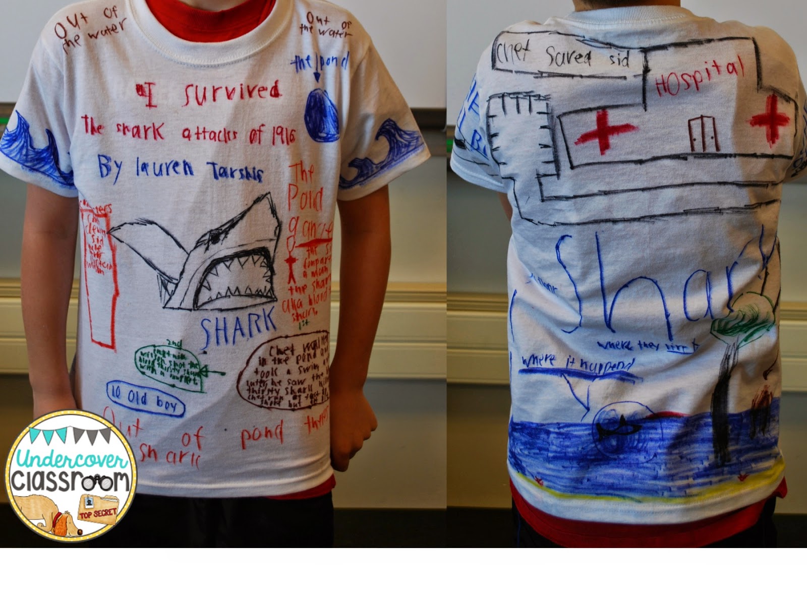 TShirt Book Reports Undercover Classroom