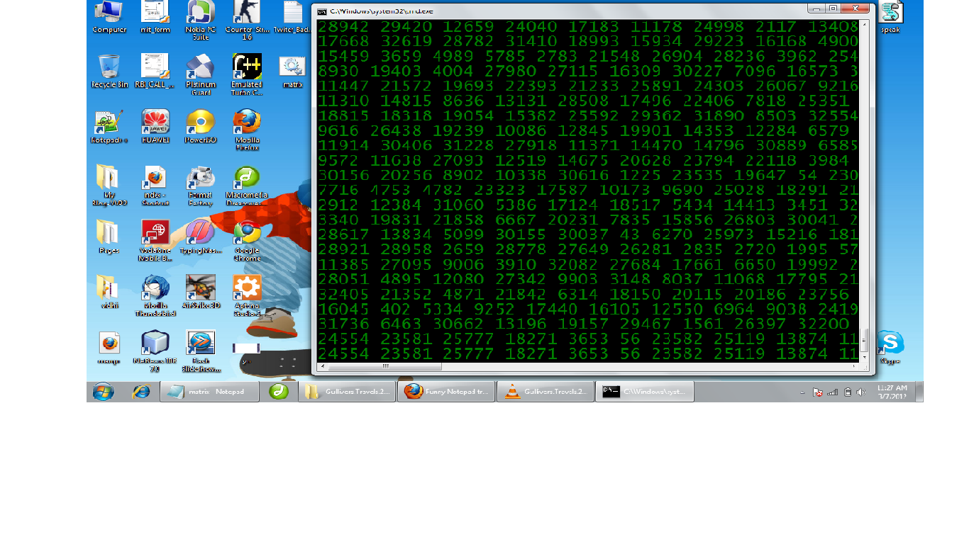 Notepad Prank Make MATRIX Effect Using Notepad..!! Computer Pranks