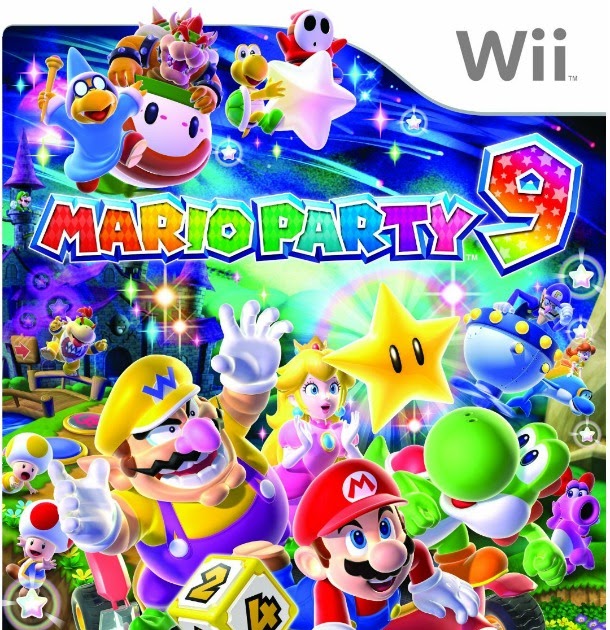 The Reading Gamers Mario Party 9 Cover Art Uses Every Color Imaginable