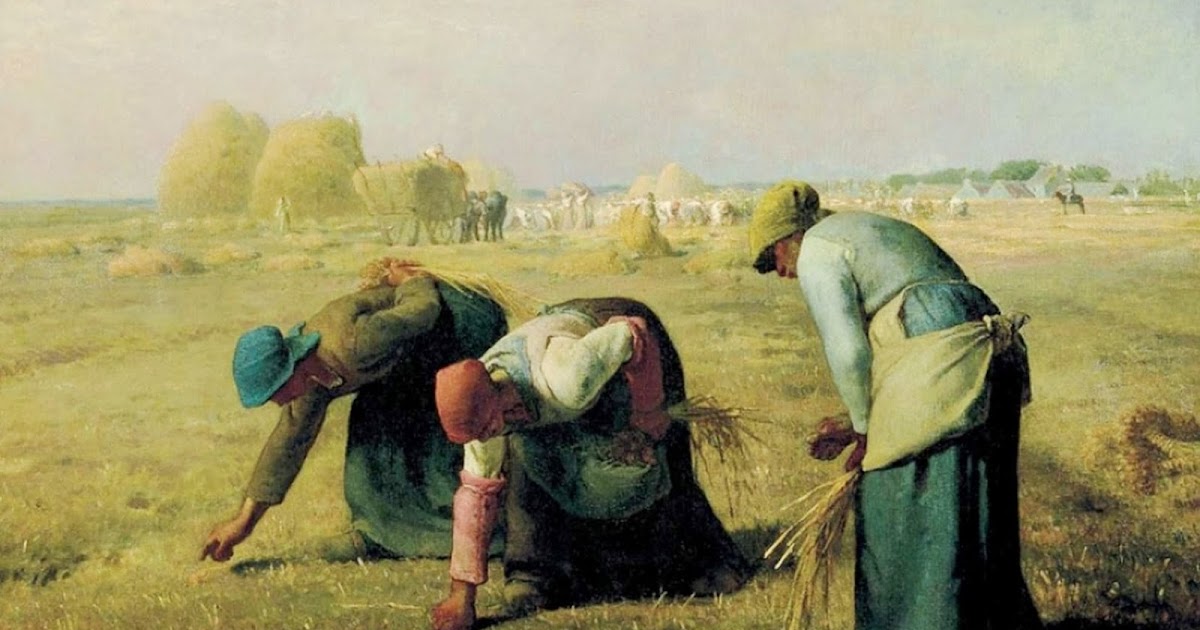 Cuadros Modernos Pinturas y Dibujos Las espigadoras, 1857, Jean