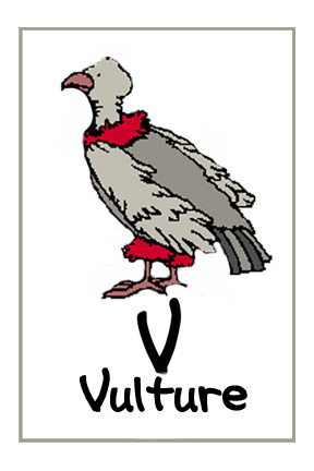We Love Being Moms!: Letter V (Vulture)