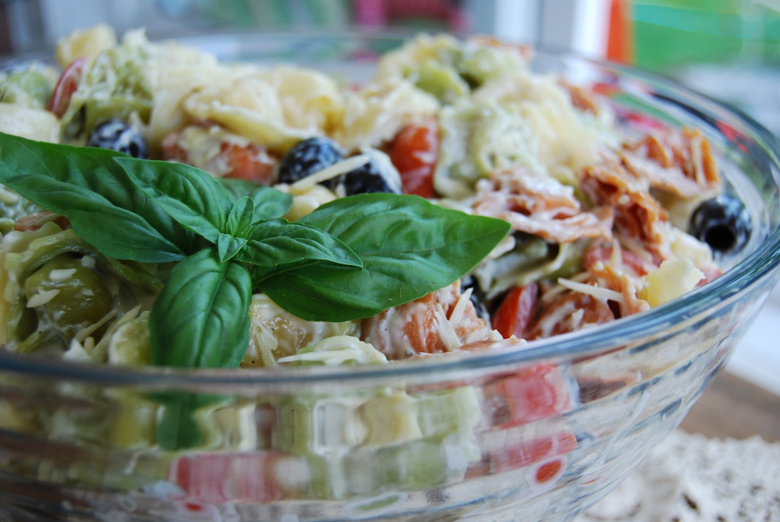 Gather Round Our Table Tortellini Summer Salad
