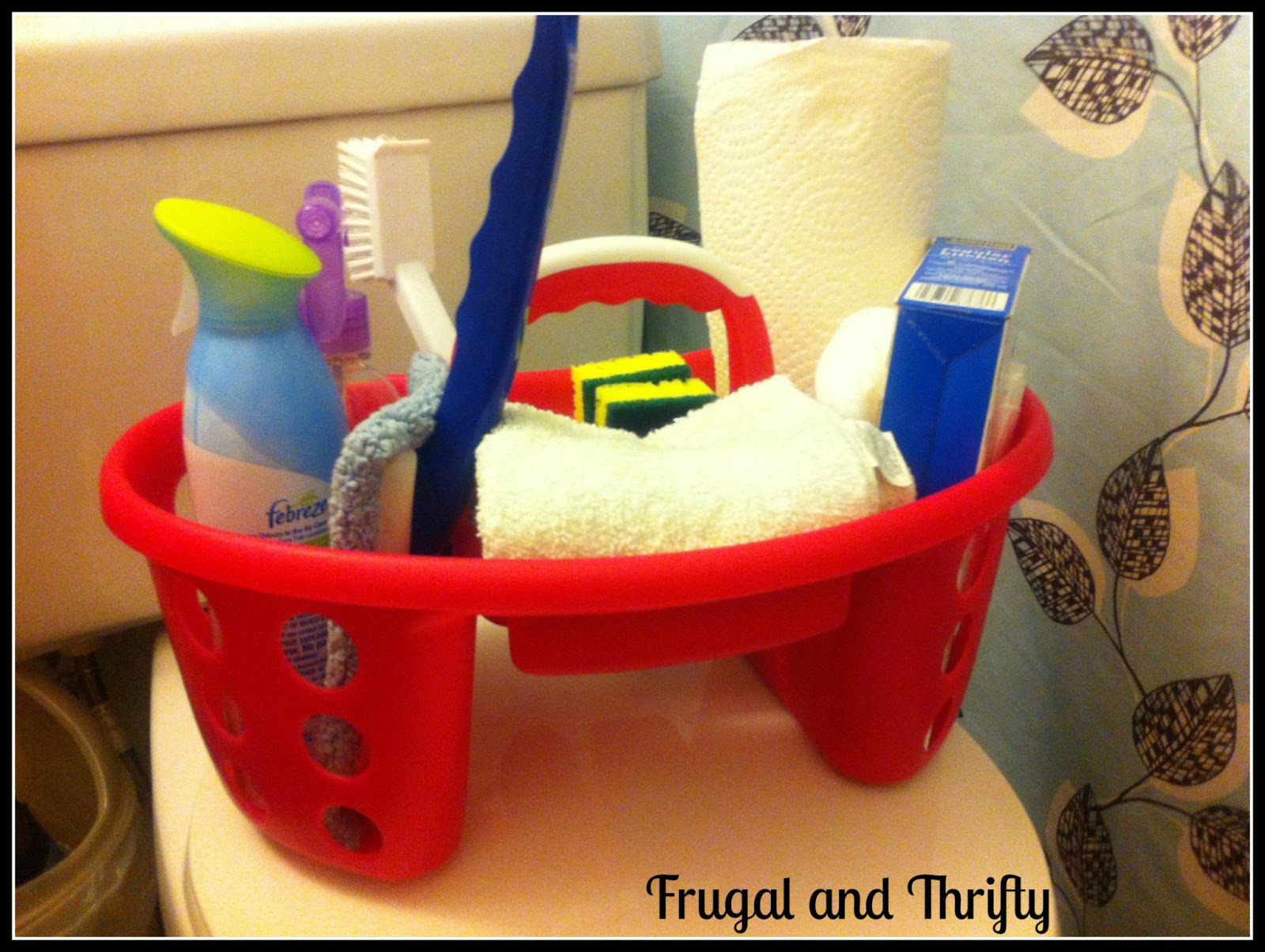 Frugal & Thrifty Cleaning Caddy How To