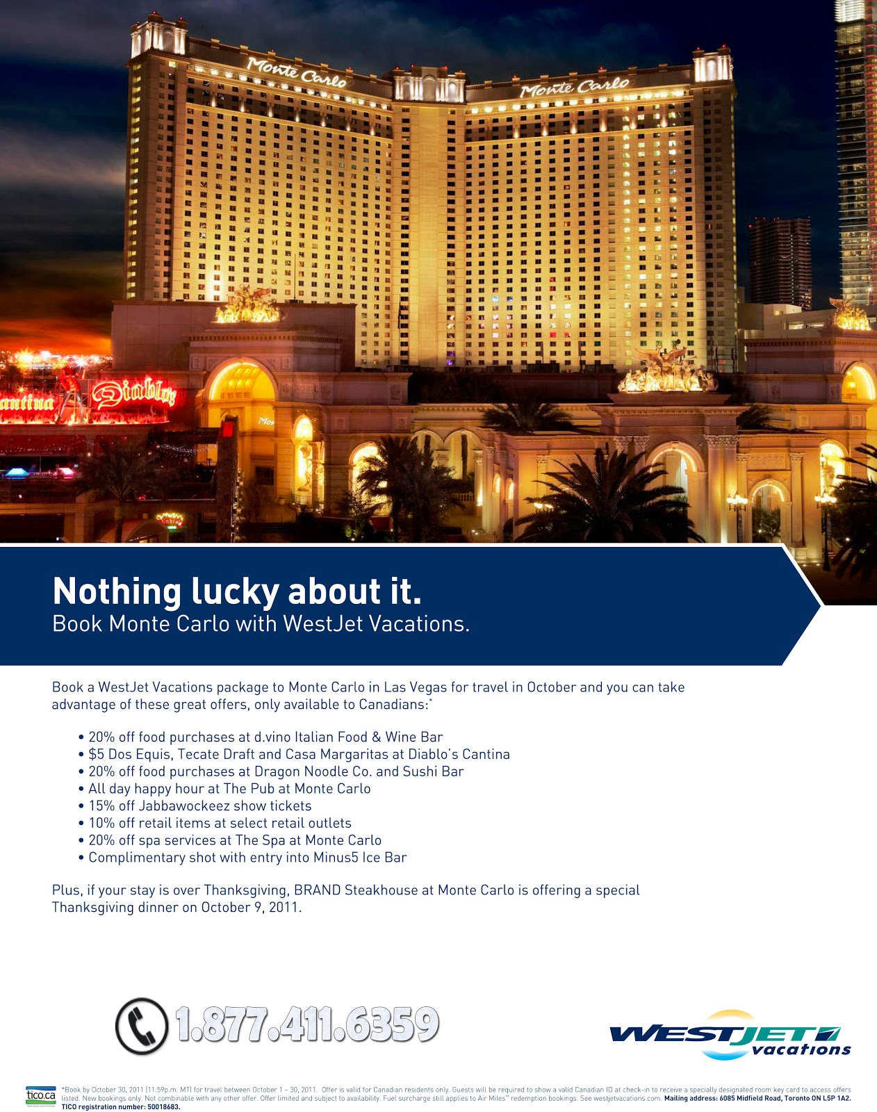 Las vegas package deals westjet